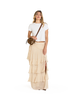 Doxie Medium Cinnamon Suede Antique Gold