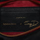 Tony Signature Medium Black Brushed Gold Red Zip