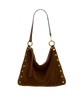 Kyle Large Cinnamon Suede Antique Gold