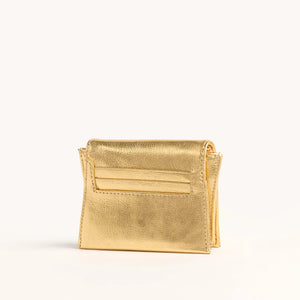 Allen Wallet in Gala Gold Brushed Gold