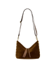 Grace Medium Cinnamon Suede Antique Gold