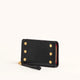 Bryant Wallet Black Brushed Gold Red Zip