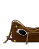 Doxie Medium Cinnamon Suede Antique Gold