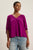 Luna V-Neck Blouse Grapes