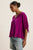 Luna V-Neck Blouse Grapes