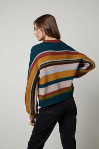 Samara Stripe Alpaca Wool Sweater