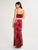 Santeria Maxi Dress Crimson Devore