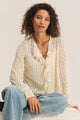 Natalie Stretch Lace Blouse Moon