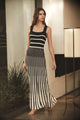 Aveline Wide Stripe Maxi Dress
