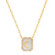 Mother Of Pearl Monogram Necklace