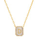 Mother Of Pearl Monogram Necklace