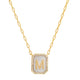 Mother Of Pearl Monogram Necklace