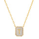 Mother Of Pearl Monogram Necklace