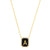Onyx Monogram Pendent Necklace