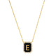 Onyx Monogram Pendent Necklace