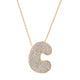 Twinkling Monogram Charm Necklace