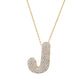 Twinkling Monogram Charm Necklace