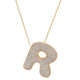 Twinkling Monogram Charm Necklace