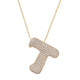 Twinkling Monogram Charm Necklace