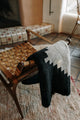 Adobe Black and Tan Handwoven Blanket