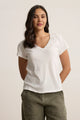 Eli White V-Neck Tee