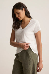 Eli White V-Neck Tee