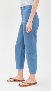 Brylie Sanded Twill Utility Pant in Sea Smoke