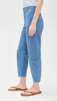 Brylie Sanded Twill Utility Pant in Sea Smoke