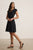 Ella Dress Black V-Neck