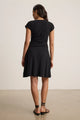 Ella Dress Black V-Neck