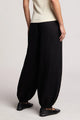 Camber Woven Linen Balloon Pant Black