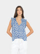 Bex Top Cobalt Shell Blue