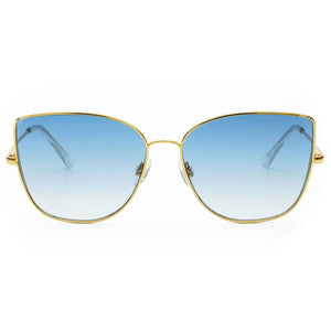 Emma Sunglasses Gold Blue