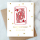 Queen of Hearts Birthday Greeting Card