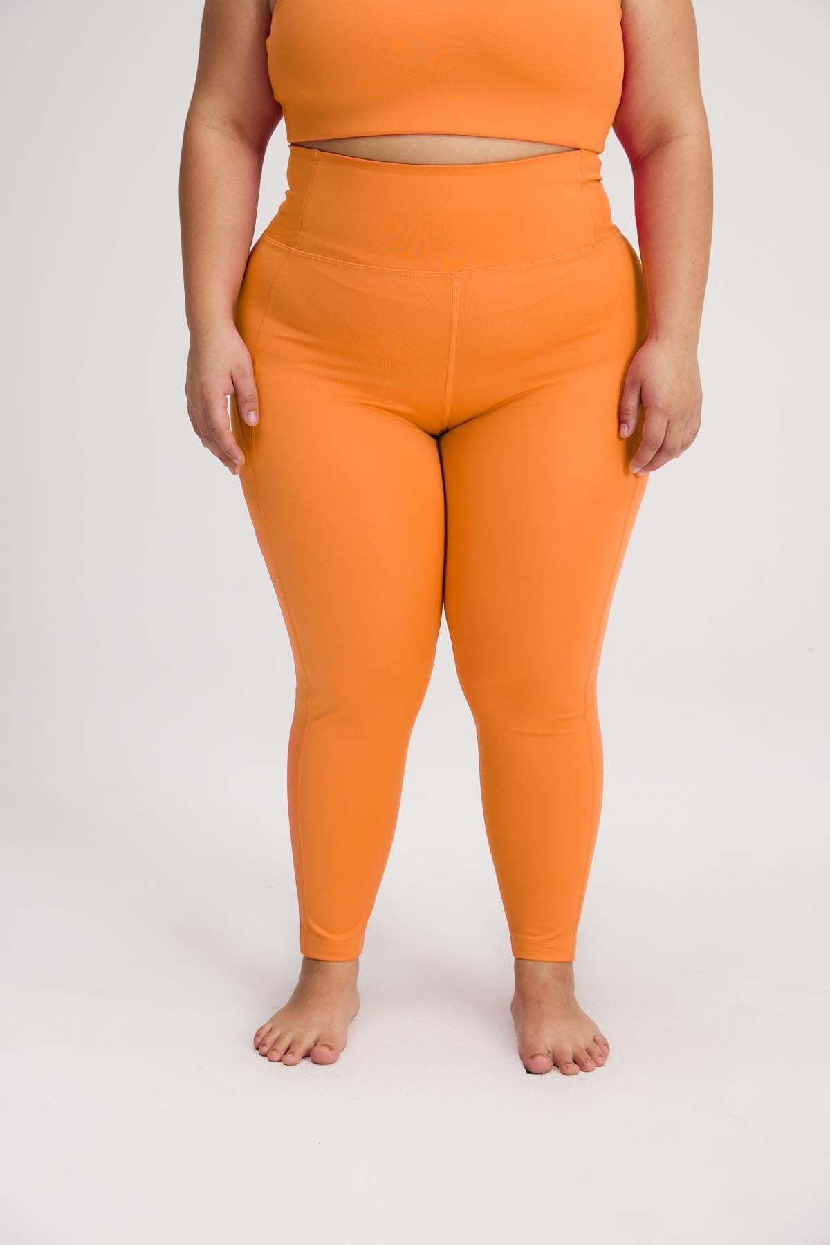 Lineup High-Waist Pocket Legging in Orange | SAVAGE X FENTY