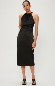 Long Nights Draw-In Neck Dress