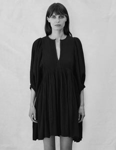 Boho Tunic Dress Black