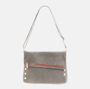 VIP Large Pewter Brushed Gold Red Zip