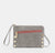Nash Small 2 Pewter Brushed Gold Red Zip