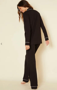 Bella Long Sleeve Pajama Set Black
