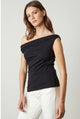 Sammy Twist Shoulder Tank Black