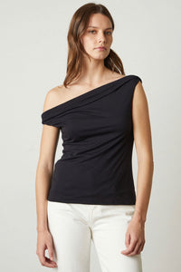 Sammy Twist Shoulder Tank Black