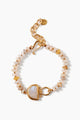 BG-6185 Moon Phases Bracelet Moonstone Mix