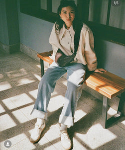 Ayla Cuffed Baggy Skylights