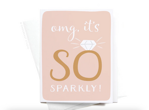 OMG! So Sparkly Ring Card