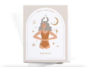 Zodiac Bday Card Taurus