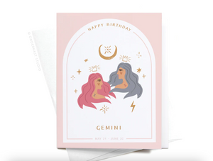 Zodiac Bday Card Gemini