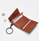 Royce Key Wallet Saddle Brown