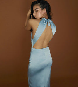 Long Nights Draw-In Neck Dress
