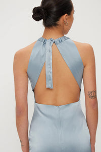 Long Nights Draw-In Neck Dress
